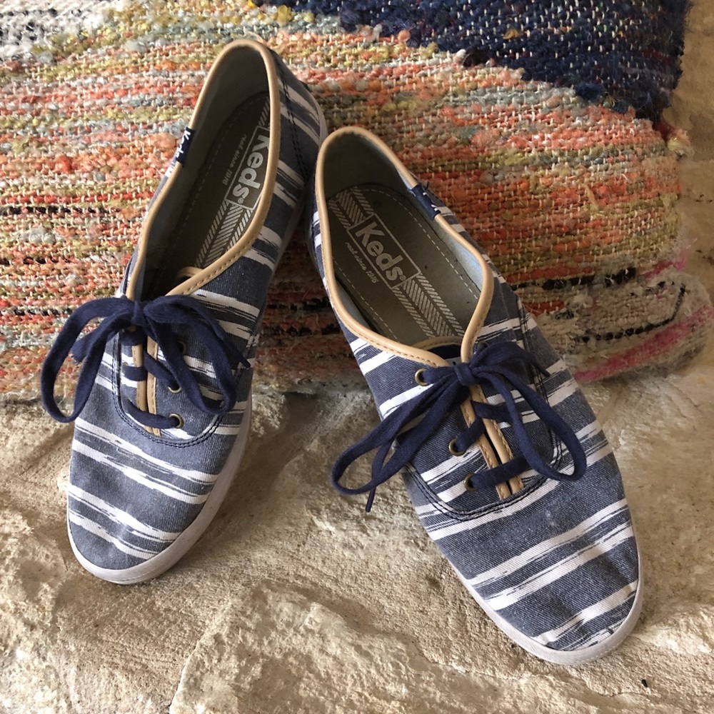 Striped Keds Tennis Shoes/Sneakers